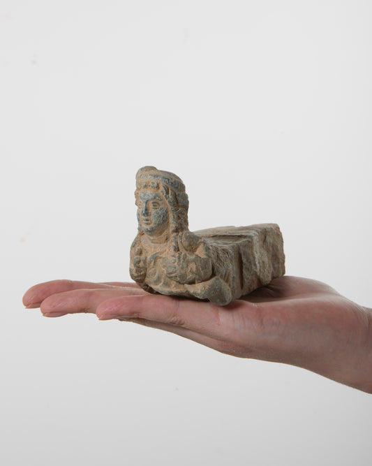 Gandhara Art 
Relief Fragment|Silently Watching Through Centuries - wei.antique