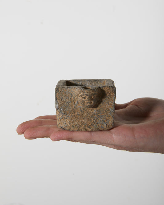 Gandhara Art 
Stone Oil Lamp｜Gentle Shadows of Antiquity - wei.antique